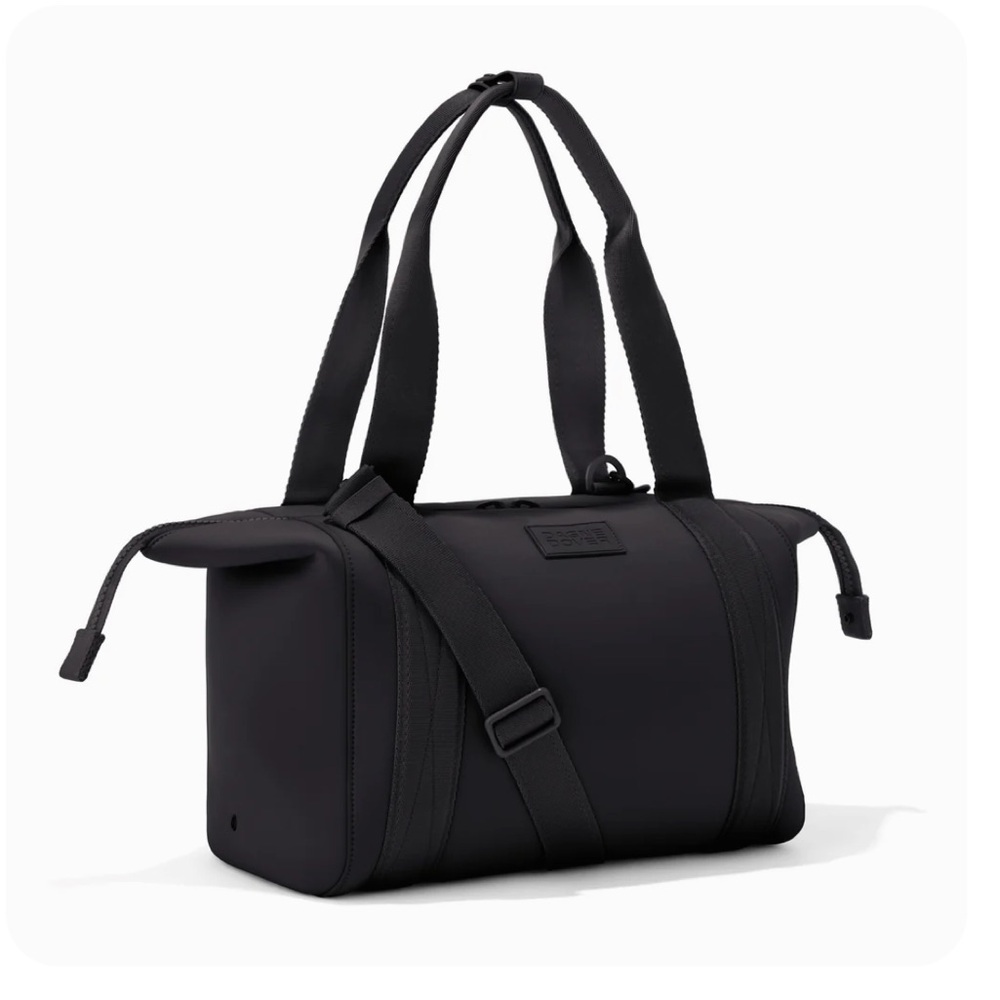 DAGNE DOVER Black Neoprene Carryall Bag